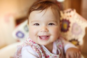 Happy smiling baby